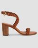 Gianvito Rossi Women's 70MM Woven Leather Sandals - 7