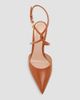 Gianvito Rossi Women's 85MM Ankle Wrap Leather Pumps - 4