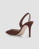 Gianvito Rossi Women's 85MM Suede Slingback Pumps - 4