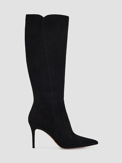 Gianvito Rossi Women's 85MM Suede Stiletto Knee High Boots