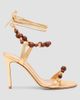 Gianvito Rossi Women's 95MM Beaded Leather Sandals - 1