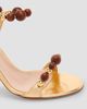 Gianvito Rossi Women's 95MM Beaded Leather Sandals - 5