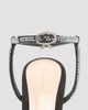 Gianvito Rossi Women's 95MM Crystal-Embellished Suede Sandals - 5