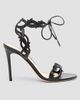 Gianvito Rossi Women's 95MM Laser-Cut Leather Stiletto Sandals - 6
