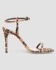 Gianvito Rossi Women's 95MM Leopard-Print Velvet Sandals - 1
