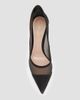 Gianvito Rossi Women's 95MM Mesh & Suede Pumps - 4