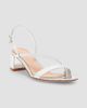 Gianvito Rossi Women's Betsey 45MM Metallic Leather Sandals - 2