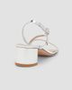 Gianvito Rossi Women's Betsey 45MM Metallic Leather Sandals - 3