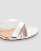 Gianvito Rossi Women's Betsey 45MM Metallic Leather Sandals - 5