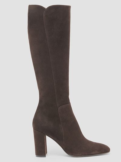 Gianvito Rossi Women's Camoscio 85MM Suede Knee-High Boots