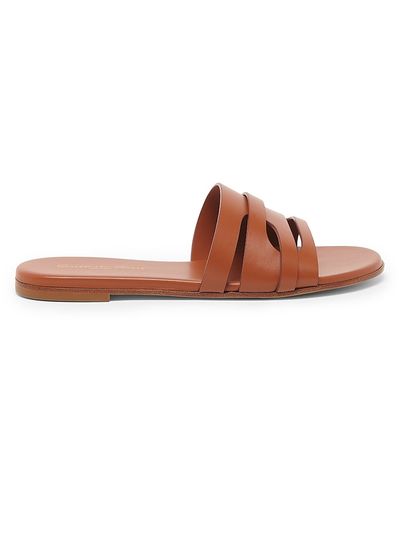 Gianvito Rossi Women's Havana Leather Slides