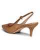 Gianvito Rossi Women's Marbella 55MM Raffia & Leather Pumps - 3