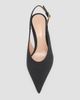 Gianvito Rossi Women's Sofia 70MM Crepe Satin Slingback Pumps - 4