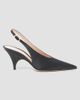 Gianvito Rossi Women's Sofia 70MM Crepe Satin Slingback Pumps - 5