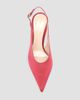 Gianvito Rossi Women's Sofia 70MM Satin Slingback Pumps - 4