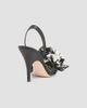 Gianvito Rossi Women's Winter Garden 95MM Crepe Satin Slingback Sandals - 2
