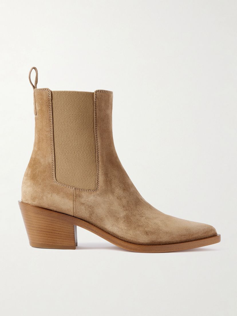 GIANVITO ROSSI Wylie 45 suede Chelsea boots