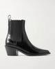 GIANVITO ROSSI Wylie Dover 45 glossed-leather Chelsea boots - 1