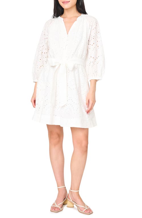 GIBSONLOOK GIBSONLOOK Cotton Eyelet Shirtdress