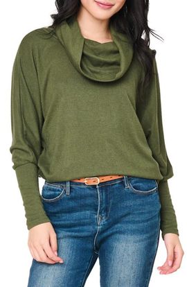 GIBSONLOOK GIBSONLOOK Cozy Up Cowl Neck Sweater