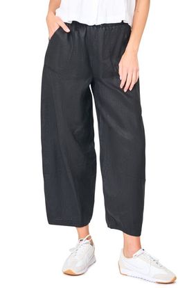 GIBSONLOOK GIBSONLOOK Crop Barrel Leg Cotton Pants