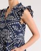 GIBSONLOOK GIBSONLOOK Flutter Sleeve Cotton Eyelet Minidress - 4