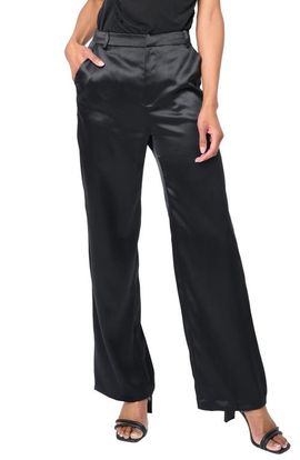 GIBSONLOOK GIBSONLOOK Lindsey Wide Leg Satin Pants