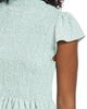 GIBSONLOOK GIBSONLOOK Smocked Detail Peplum Top - 4