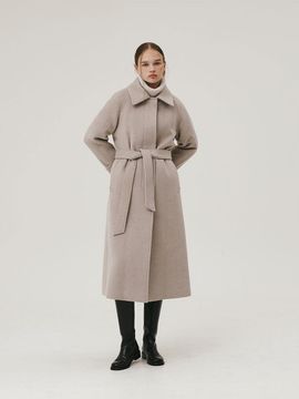GIEMAR LONG SINGLE COAT LIGHT GRAY