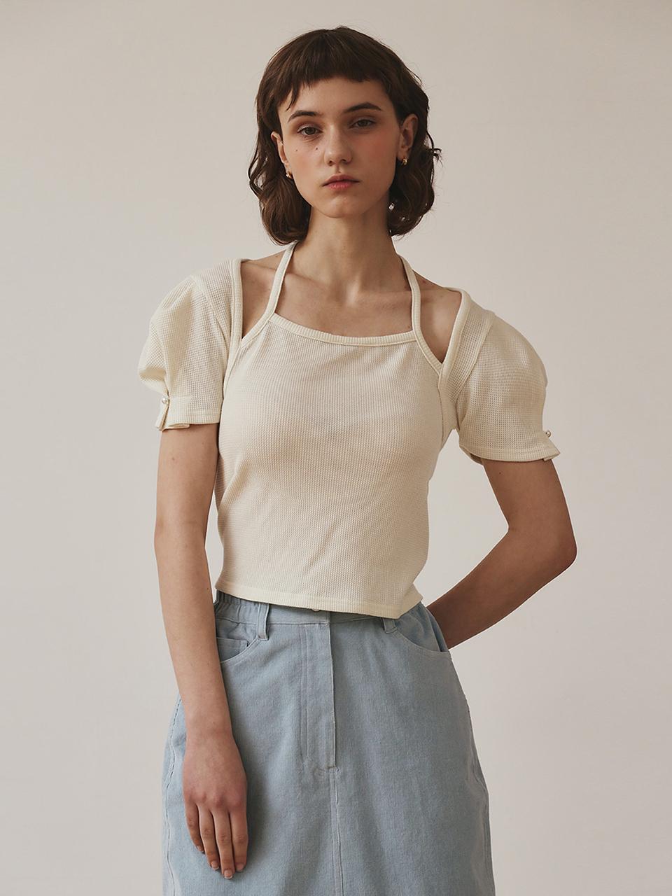GIEMAR NECK POINT TEE