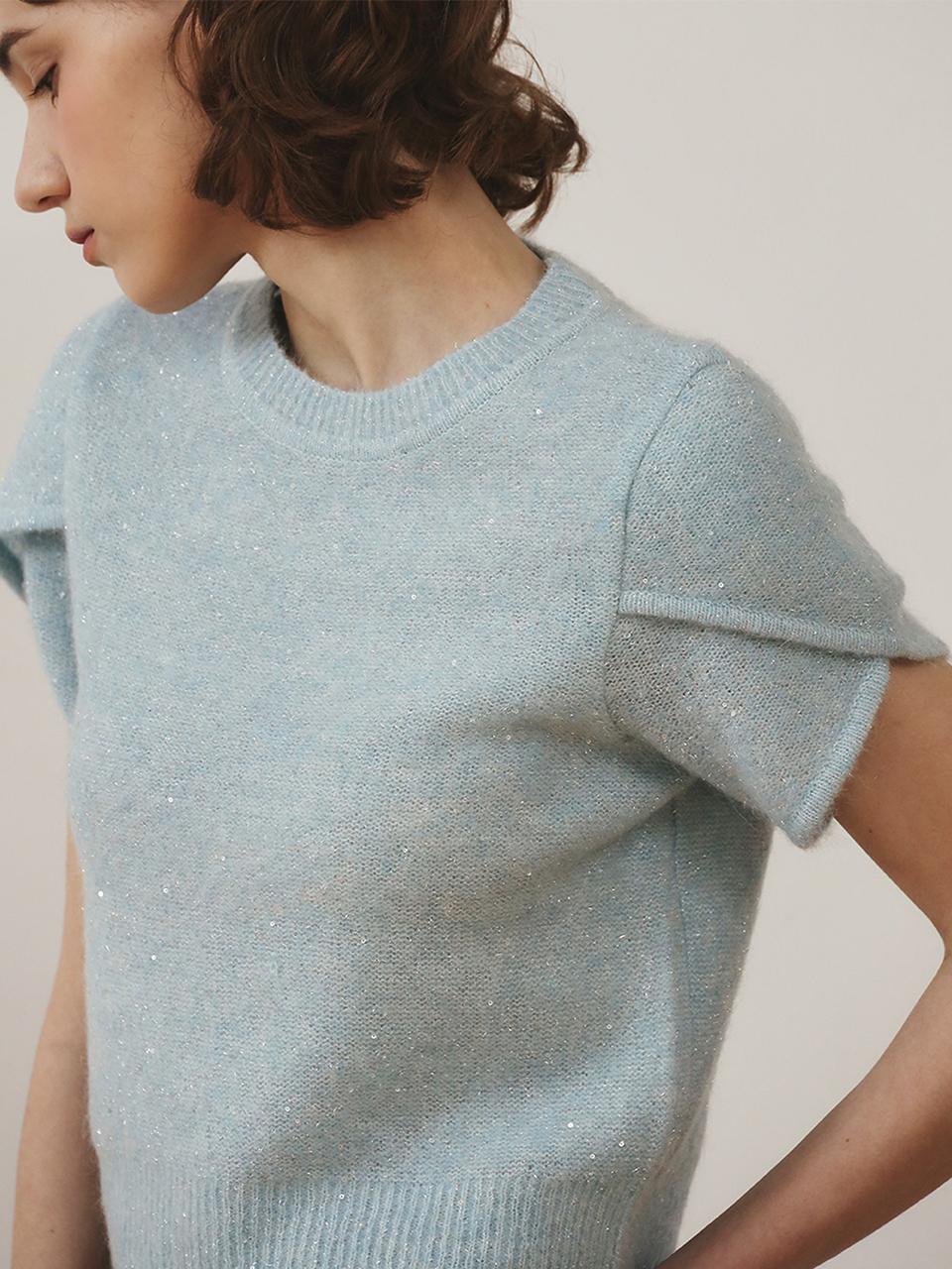 GIEMAR TULIP KNIT SKY BLUE