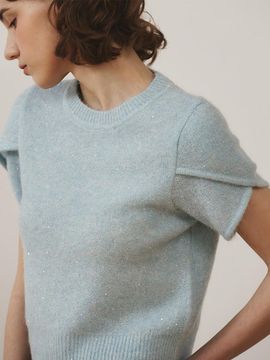 GIEMAR TULIP KNIT SKY BLUE