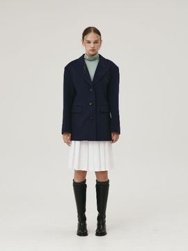 GIEMAR WOOL HALF COAT