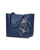 GiGi New York Women's Melissa Bamber x GiGi New York Hunter Horse-Embossed Leather Tote Bag - 5