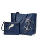 GiGi New York Women's Melissa Bamber x GiGi New York Hunter Horse-Embossed Leather Tote Bag - 6