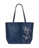 GiGi New York Women's Melissa Bamber x GiGi New York Hunter Horse-Embossed Leather Tote Bag - 7