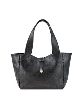 GiGi New York Women's Mercer Croc-Embossed Leather Tote Bag