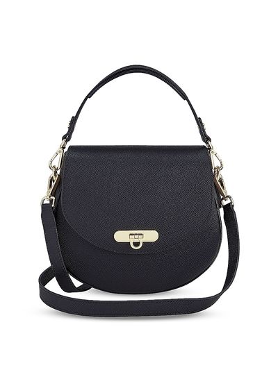 GiGi New York Women's Sophia Textured Leather Saddle Bag
