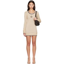 Gimaguas Gimaguas Beige Bahmon Minidress