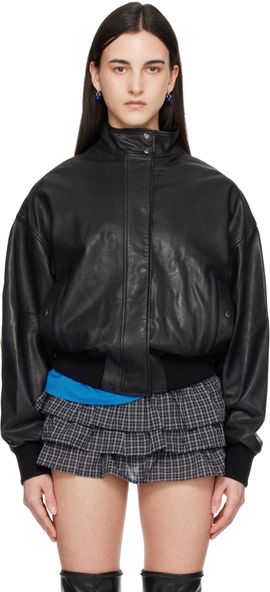 Gimaguas Gimaguas Black Vittoria Leather Jacket