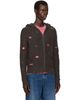 Gimaguas Gimaguas Brown Mike Zip Up Jacket - 2