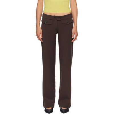 Gimaguas Gimaguas Brown Pili Trousers