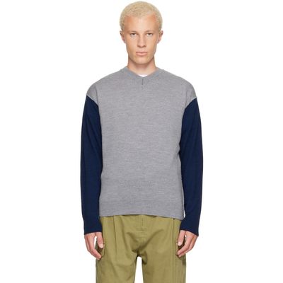 Gimaguas Gimaguas Gray & Blue Toni Sweater