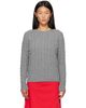 Gimaguas Gimaguas Gray Braid Sweater - 1