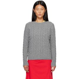 Gimaguas Gimaguas Gray Braid Sweater