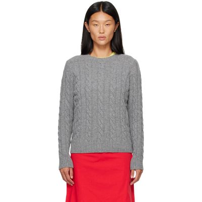 Gimaguas Gimaguas Gray Braid Sweater