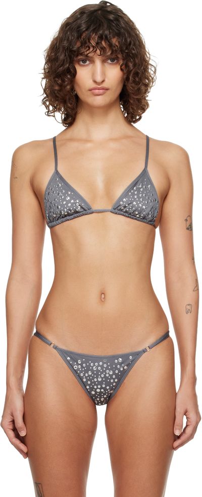 Gimaguas Gimaguas Gray Gaia Bikini Top