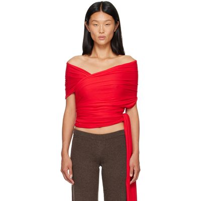 Gimaguas Gimaguas Red Ashley Top