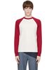 Gimaguas Gimaguas White & Red Samuel Long Sleeve T-Shirt - 1