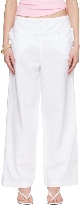 Gimaguas Gimaguas White Anna Trousers